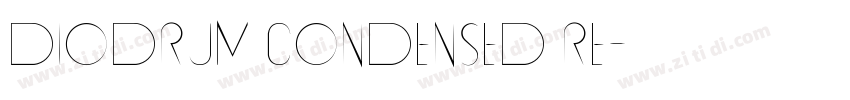 Diodrum Condensed Re字体转换
